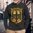 German Eagle Deutschland Coat Of Arms Flag Souvenir Long Sleeve T-Shirt Gifts for Old Men