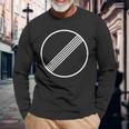 Germany Autobahn No Speed Limit Sign Symbol Bundesautobahn Long Sleeve T-Shirt Gifts for Old Men