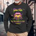 Girls's Trip New Orleans 2024 Mardi Gras Mask Friends Long Sleeve T-Shirt Gifts for Old Men
