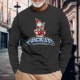 Gnome Fishing Fuck It Lets Go Long Sleeve T-Shirt Gifts for Old Men