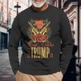 God Guns & Trump 2024 2A Support Short Sleeve Long Sleeve T-Shirt Gifts for Old Men