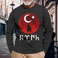 Göktürk Ayyildiz Turkey Flag Turkey Bayrak Bozkurt Tengri S Langarmshirts Geschenke für alte Männer