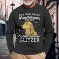 Golden Retriever Glitter Dog Holder Dog Owners Langarmshirts Geschenke für alte Männer