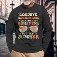 Goodbye Elementary Graduation To Middle School Hello Summer Long Sleeve T-Shirt Gifts for Old Men
