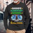 Goodbye Elementary School On My Way To Middle School Boys Long Sleeve T-Shirt Gifts for Old Men