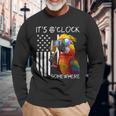 Grab A Drink And Toast To The Sun It's 5 O'clock Somewhere Long Sleeve T-Shirt Gifts for Old Men