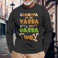 Grandpa Of The Yabba Dabba Two Ancient Times 2Nd Birthday Long Sleeve T-Shirt Gifts for Old Men