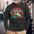 GrandpasaurusRex Grandpa Saurus Dinosaur Family Long Sleeve T-Shirt Gifts for Old Men