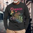 Greece Cruise Family 2024 Squad Vacation Matching Family Long Sleeve T-Shirt Gifts for Old Men