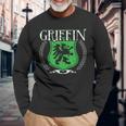 Griffin Irish Family Surname Last Name Family Crest Long Sleeve T-Shirt Gifts for Old Men