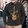 Guitar Guitar Player Langarmshirts Geschenke für alte Männer