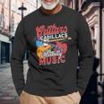 Guitars Cadillacs Hillbilly Music Guitarist Music Album Long Sleeve T-Shirt Gifts for Old Men