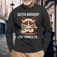 Guten Morgen Ganz Dünne Eis Sayings Langarmshirts Geschenke für alte Männer