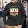 Hab Es Mir Nicht Gesüt Ein Ossi Zu Sein Estdeutsch Langarmshirts Geschenke für alte Männer