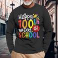 Happy 100Th Day Of School Teachers Student Happy 100 Days Long Sleeve T-Shirt Gifts for Old Men