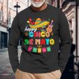 Happy 5 De Mayo Lets Fiesta Viva Mexico Cinco De Mayo Man Long Sleeve T-Shirt Gifts for Old Men
