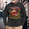 Happy Chinese New Year 2024 Lunar New Year Dragon Long Sleeve T-Shirt Gifts for Old Men