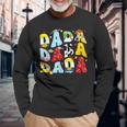 Happy Father Toy Story Dada Boy For Dad Granddad Long Sleeve T-Shirt Gifts for Old Men
