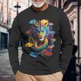 Happy Lunar New Year 2024 Stronger Chinese Dragon Decoration Long Sleeve T-Shirt Gifts for Old Men