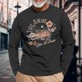 I Got A Heart Like A Truck Western Country Music Cowboy Long Sleeve T-Shirt Gifts for Old Men