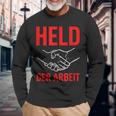 Held Der Arbeit Ossi Idea East Germany Langarmshirts Geschenke für alte Männer