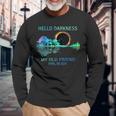 Hello Darkness Total Solar Eclipse 2024 Women Long Sleeve T-Shirt Gifts for Old Men