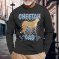 Herren Cheetah Dad Papaatertag Gepard Langarmshirts Geschenke für alte Männer