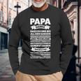 Herren Papa Danke Dass Du Uns Bei Allen Papa Familie Langarmshirts Geschenke für alte Männer