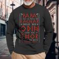 Herrenatertag Ehemannater Papa Wikinger Langarmshirts Geschenke für alte Männer