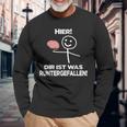 Hier Dir Ist Was Unterpfen Langarmshirts Geschenke für alte Männer