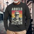 Hombre Abuelo Molon Día Del Padre Molon Abuelo Camiseta de manga larga Regalos para ancianos