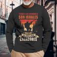 Hombre Todos Los Hombres Son Iguales Sólo Los Mejores Son Cazadores Camiseta de manga larga Regalos para ancianos