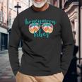 Honeymoon Vibes Cute Couples Trip Matching Vacation Long Sleeve T-Shirt Gifts for Old Men