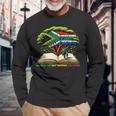 Honoring The Past Black History Month Fathers Day Long Sleeve T-Shirt Gifts for Old Men