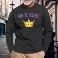 Hoy Se Bebe Mardi Gras Dominican Long Sleeve T-Shirt Gifts for Old Men