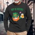 Hoy Se Bebe St Patrick Day Dominican Long Sleeve T-Shirt Gifts for Old Men