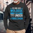 Ich Bin Aus Woldegk Deine Party Ist Unserorglühen Langarmshirts Geschenke für alte Männer