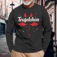 Ich Bin Ein Deufelchen Fancy Dress Carnival Devil Costume Langarmshirts Geschenke für alte Männer