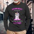 Ich Bin Nicht Klein Unicorn Saying Langarmshirts Geschenke für alte Männer