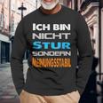 Ich Bin Nicht Stur Sondern Meinungsstabil Saying Langarmshirts Geschenke für alte Männer