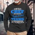 Ich Bin Stolzer Chef Eines Unheuer Fantastische Teams Langarmshirts Geschenke für alte Männer