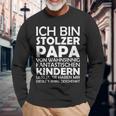 Ich Bin Stolzer Papaon Wahnsinnig Fantastic Children's S Langarmshirts Geschenke für alte Männer