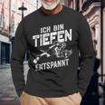 Ich Bin Tiefenentspannt Taucher Langarmshirts Geschenke für alte Männer