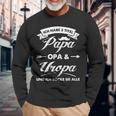 Ich Habe 3 Titel Papa Opa Uropa Und Ich Rocke Sie Alle S Langarmshirts Geschenke für alte Männer