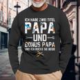 Ich Habe Zwei Titel Bonus Papa Und Papa Rocke Sie Beide Kapuzenjacke Langarmshirts Geschenke für alte Männer