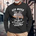 Ich Muss Gar Nix Ich Bin In Altersteilzeit 2024 Langarmshirts Geschenke für alte Männer