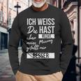 Ich Weiß Du Hast Recht Aber Meine Meinung Gefällmir Besser Ich Weiß Du Hast Langarmshirts Geschenke für alte Männer