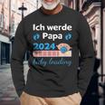 Ich Werde Papa 2024 Future Father Langarmshirts Geschenke für alte Männer