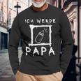 Ich Werde Papa 2024 Lustige Geschenkeen Für Werdendeater Langarmshirts Geschenke für alte Männer