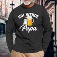 Ich Werde Papa Werdender Papaater Loading 2023 2024 Langarmshirts Geschenke für alte Männer